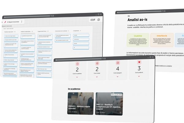 Restyling grafico e infrastrutturale di LMS (Software E-Learning)